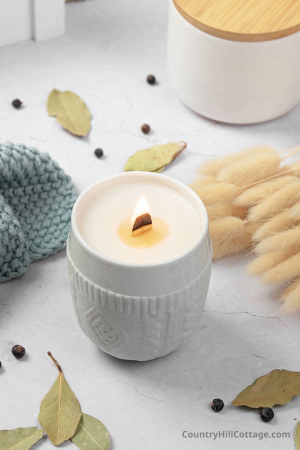 Low-Profile Scented Bowl Candle