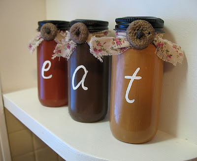 Customizable 'E-A-T' Jar Trio