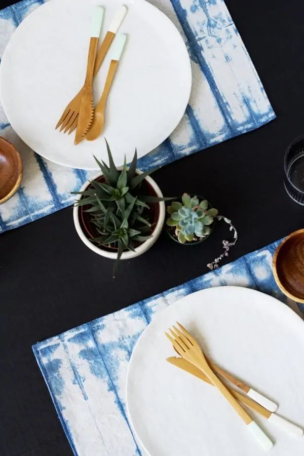 Indigo DIY Placemats