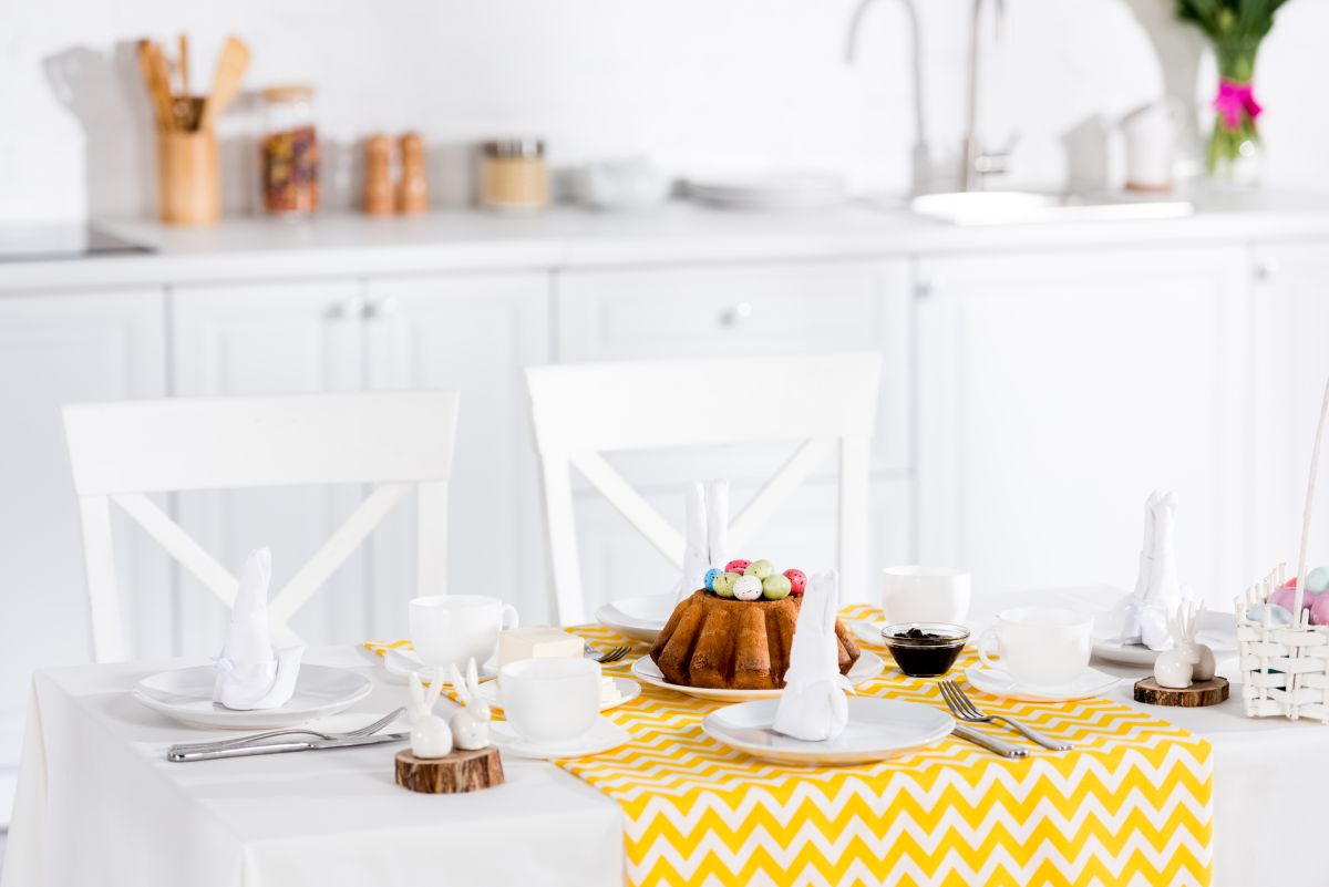 Vibrant Chevron Tablecloth