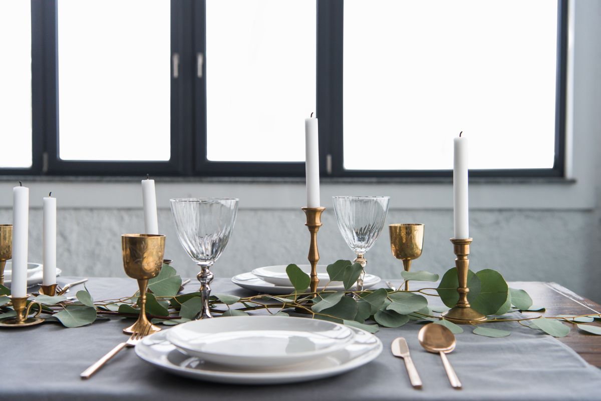 Eucalyptus Vintage Centerpiece
