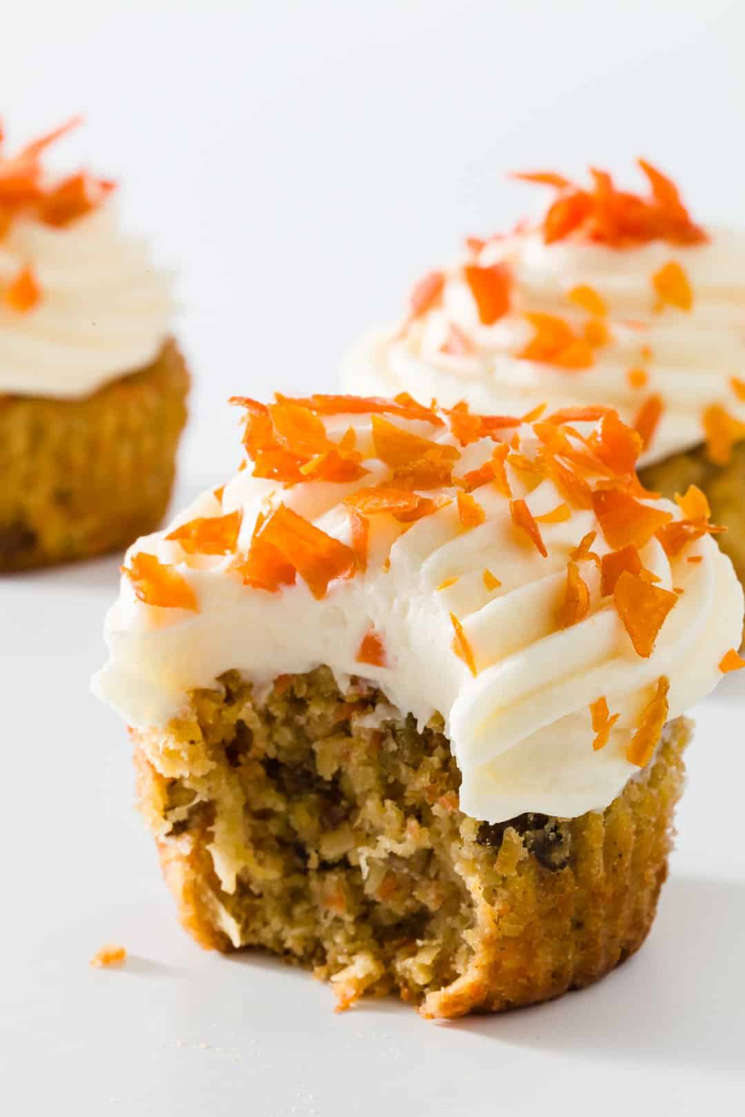 Maple-Orange Spiced Carrot Cupcakes