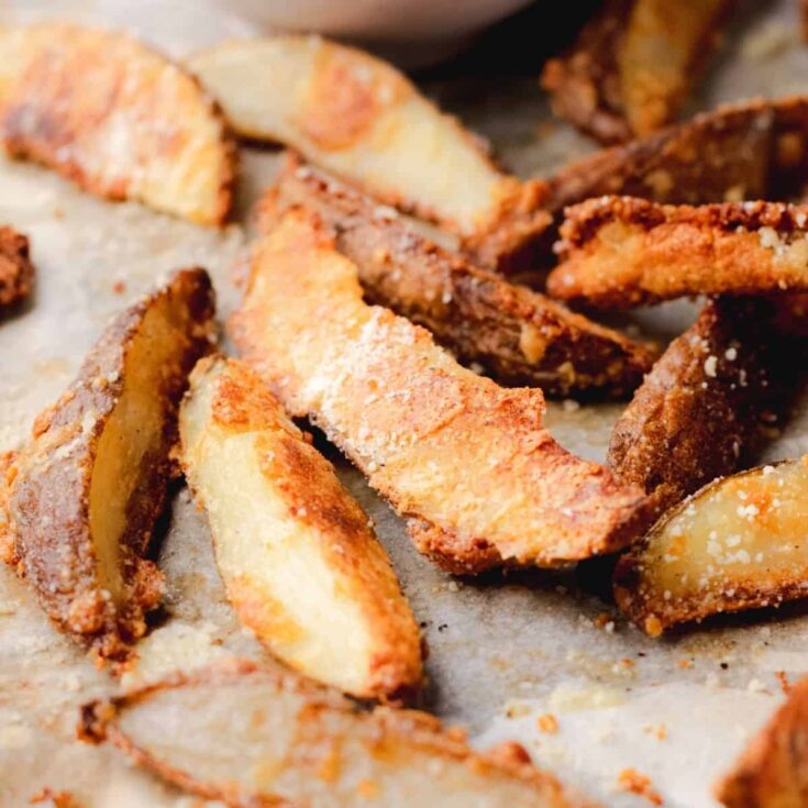 Lemon-Herb Parmesan Potato Spears