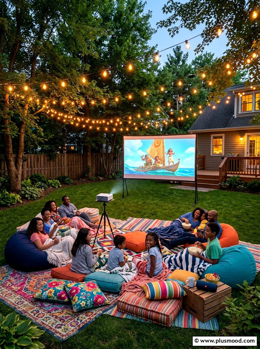 Set Up a No-Fuss Outdoor Movie Night