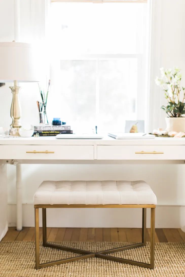 Transform Your IKEA Desk with Luxe Linen Elegance