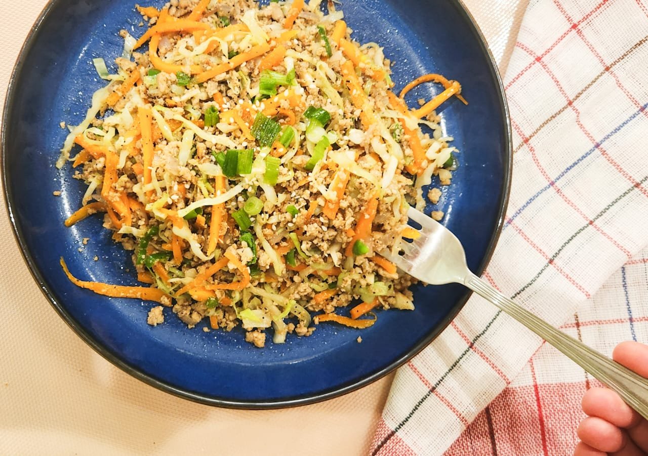Hearty High-Protein Egg Roll Bowl