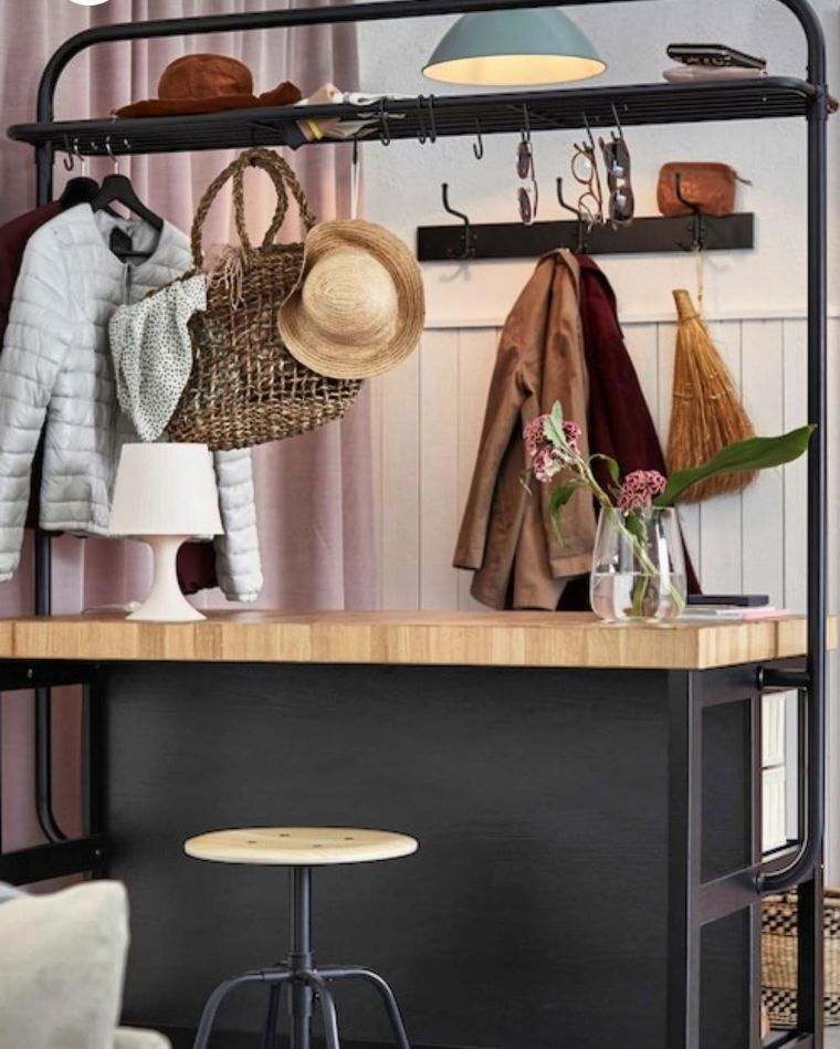 Entry Nook Meets Micro Desk