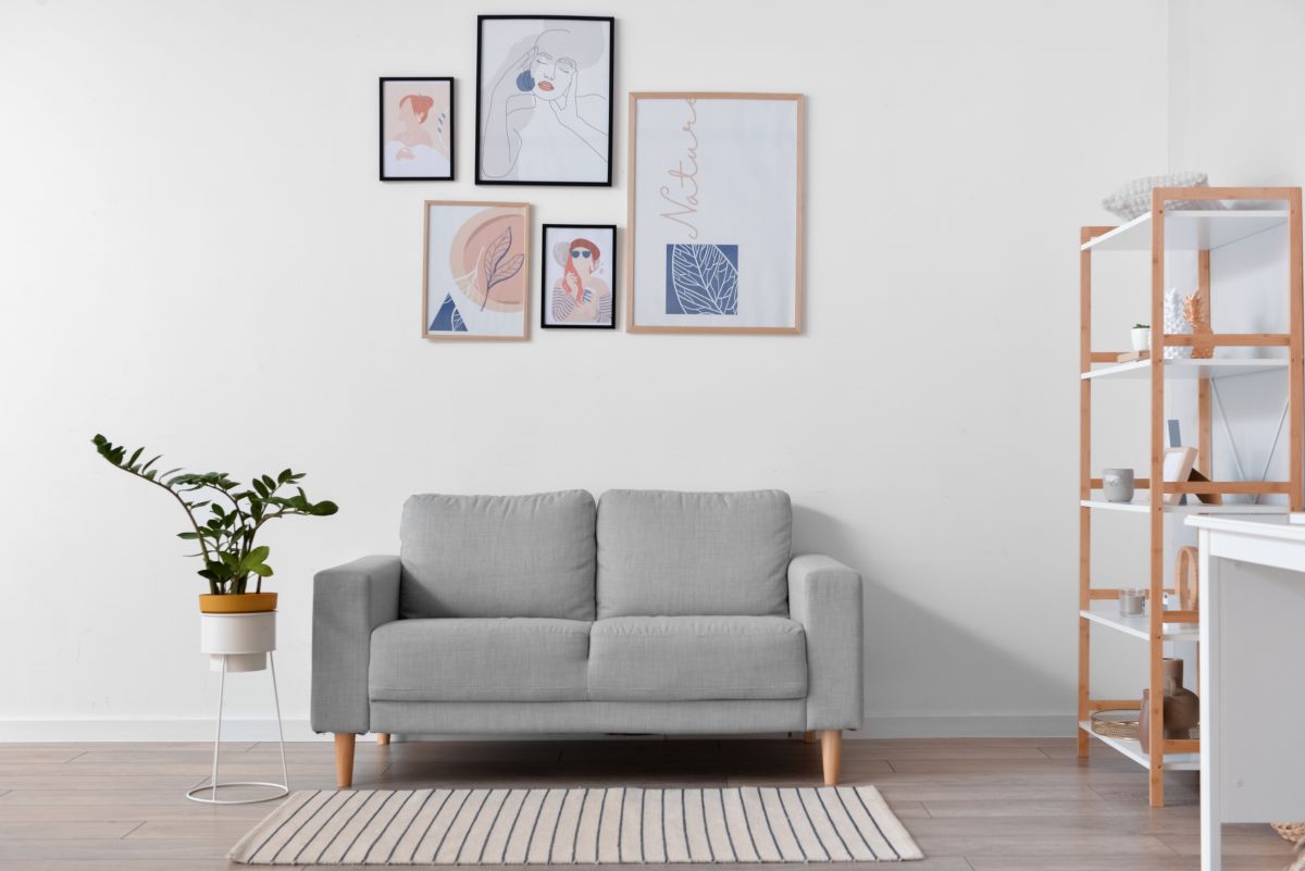 Mixed-Size Print Wall