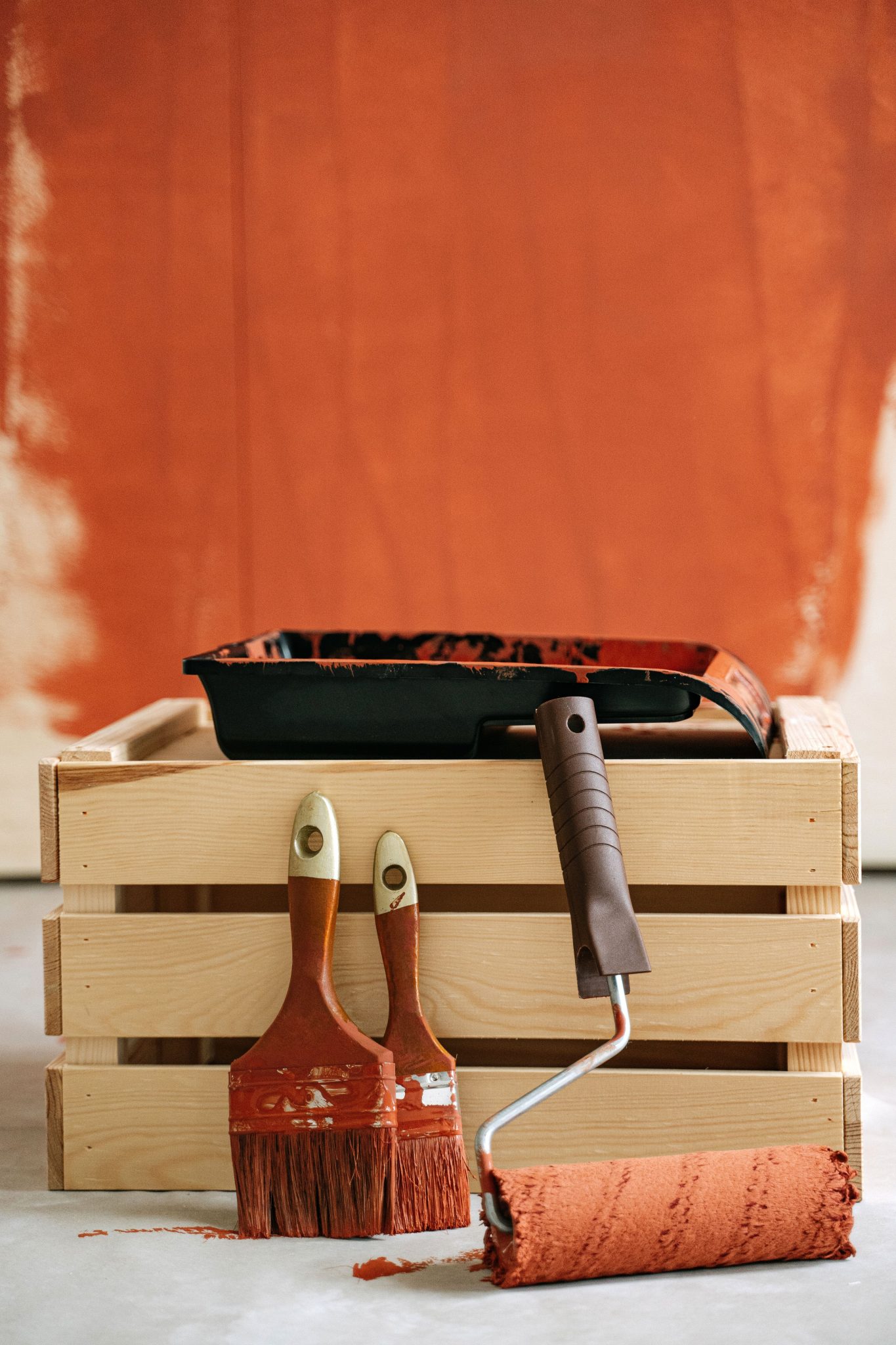 Convert Crates into Rustic Shelving