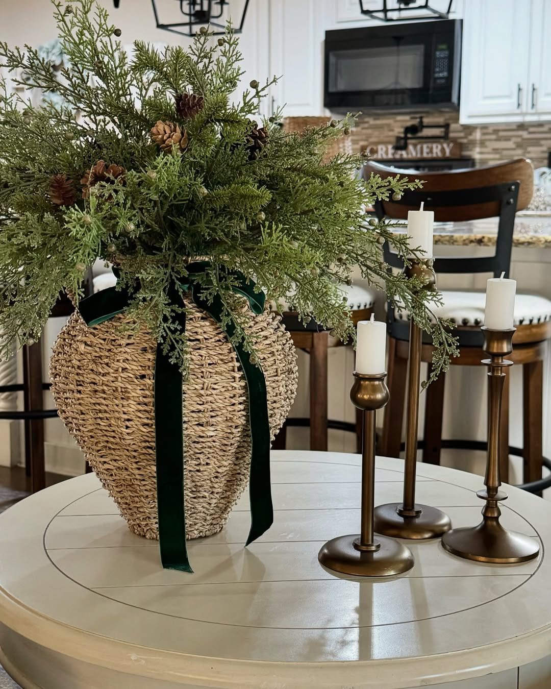 Ground the Look with Natural Material