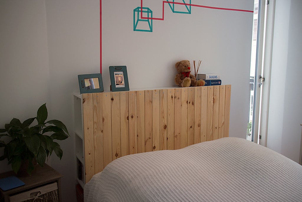 Warm Wood Slat Upgrade for the BRIMNES Bed