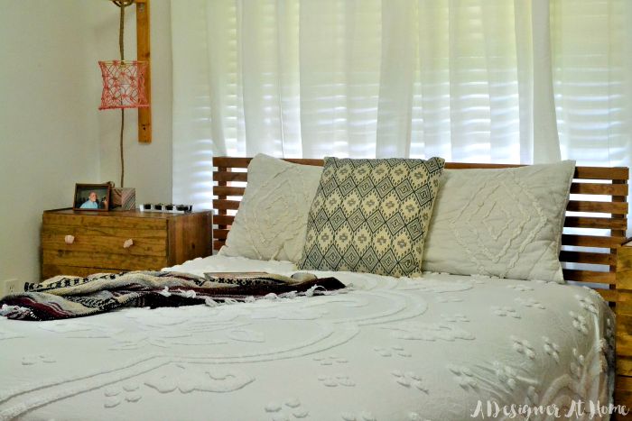 Rustic Mid-Century Slat Detail for the TARVA Bed