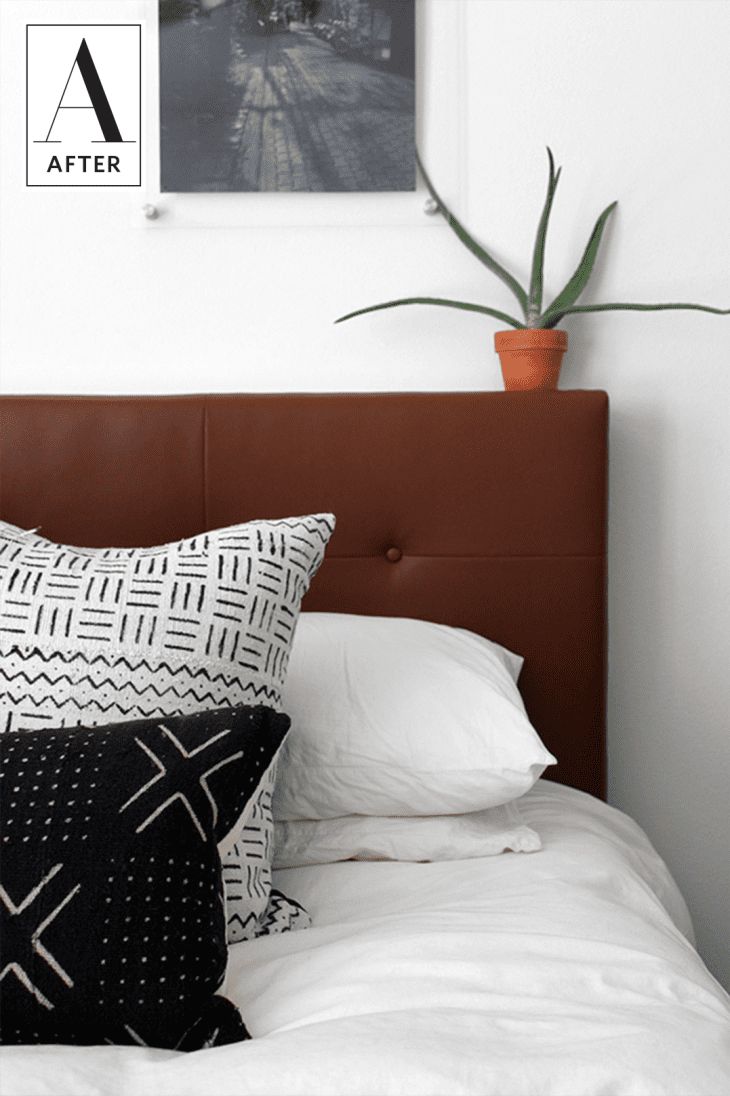Luxury Leather-Look HEMNES Headboard Transformation