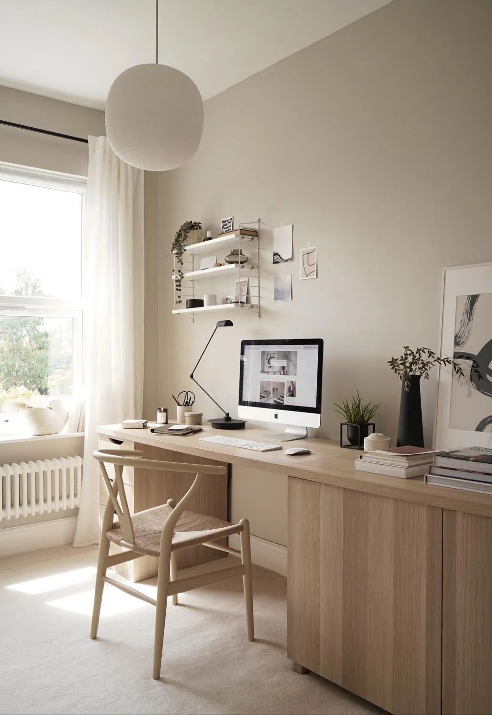 Sleek and Streamlined: Transforming IKEA Basics into a Chic Minimalist Desk
