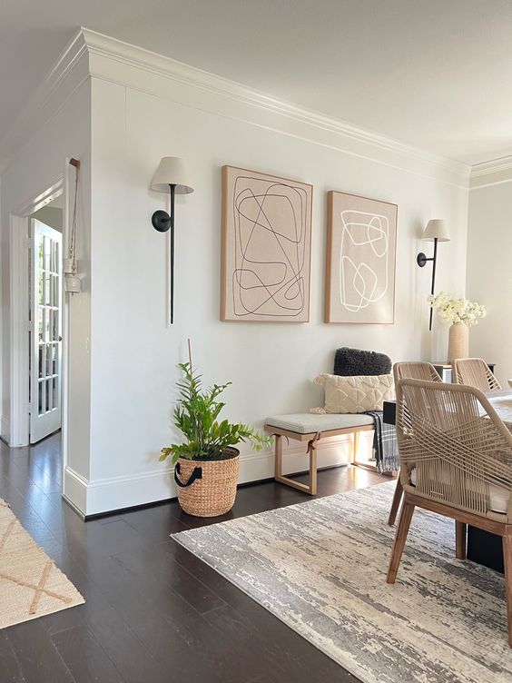 Use Sconces to Frame a Feature