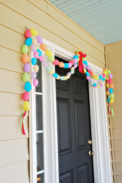 Vibrant Plastic Egg Bunting