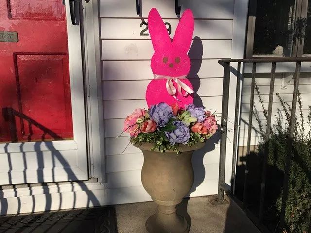 Giant Iridescent Peep Sculpture