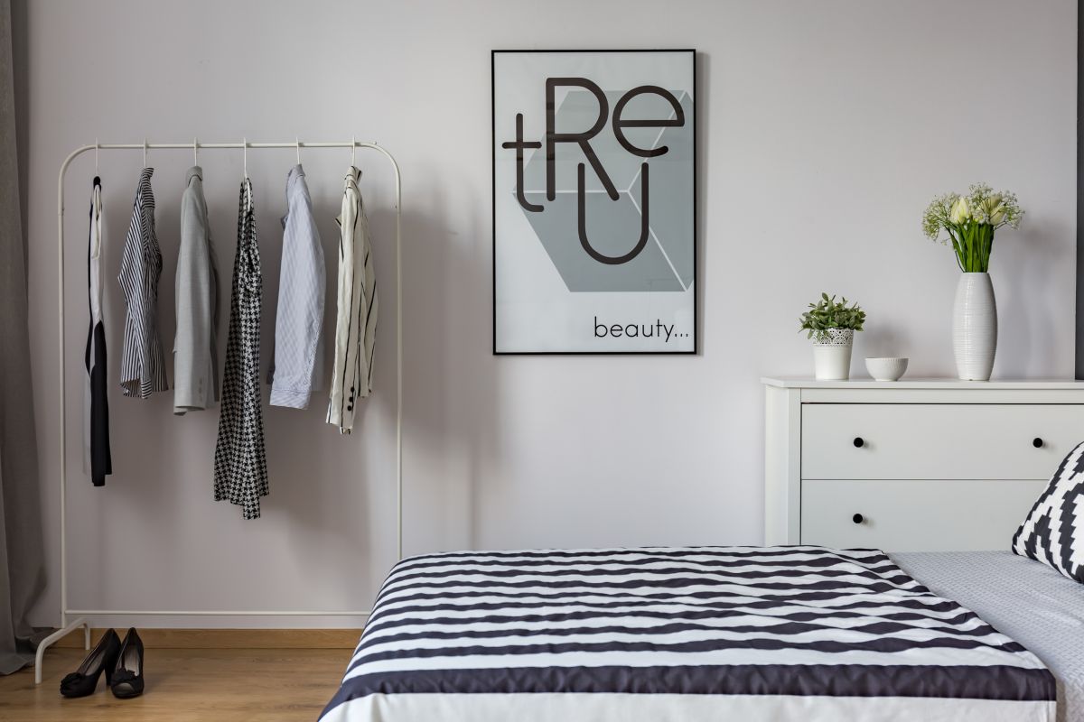 Styled Open Clothing Rack