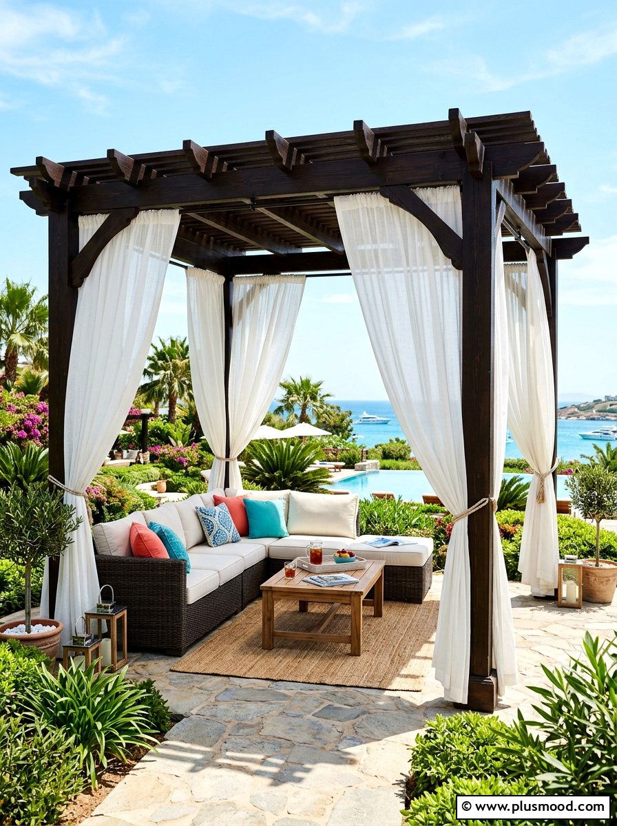 Use a Pergola to Frame the Main Hangout