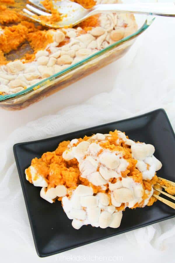 Maple-Orange Sweet Potato Gratine with Sage Panko