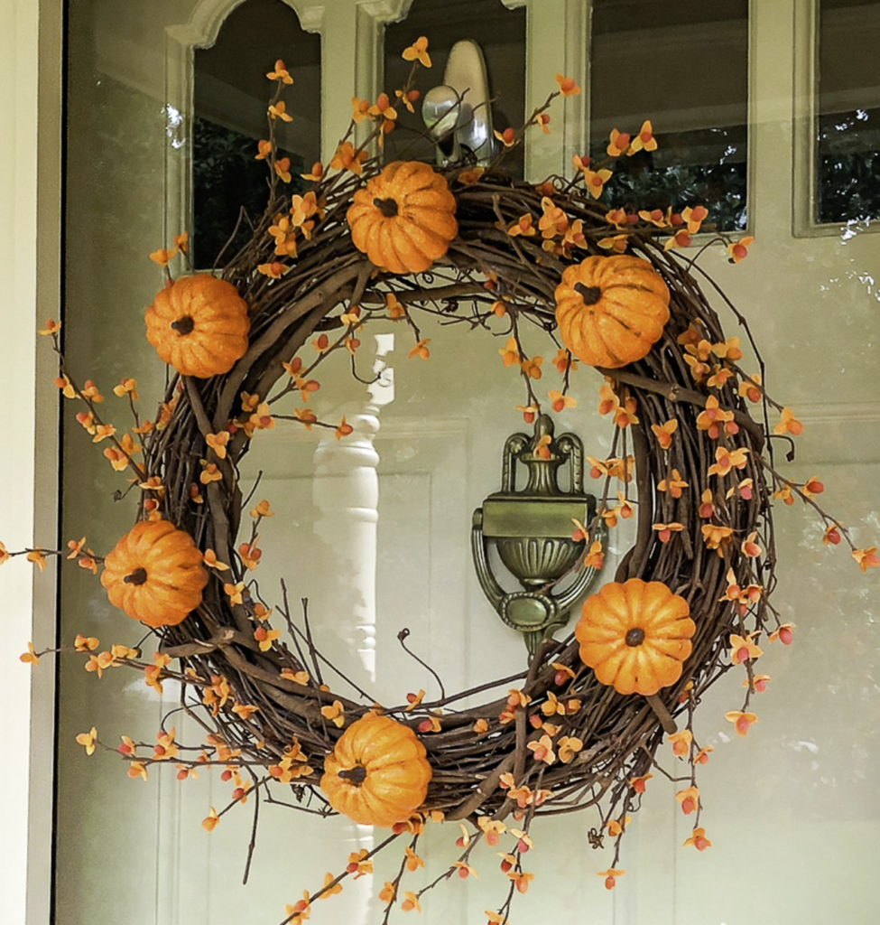 Charming Mini Pumpkin Door Garland