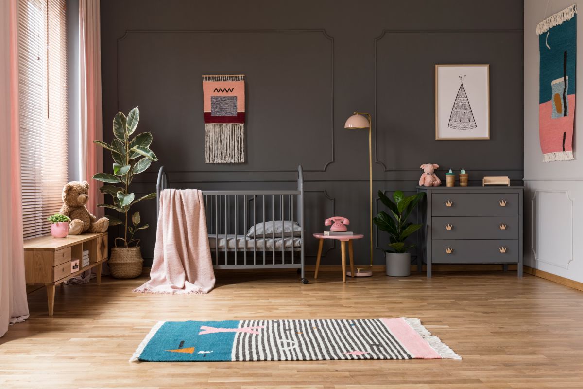 Playful Bohemian Wall Art and Rugs for Kids’ Rooms