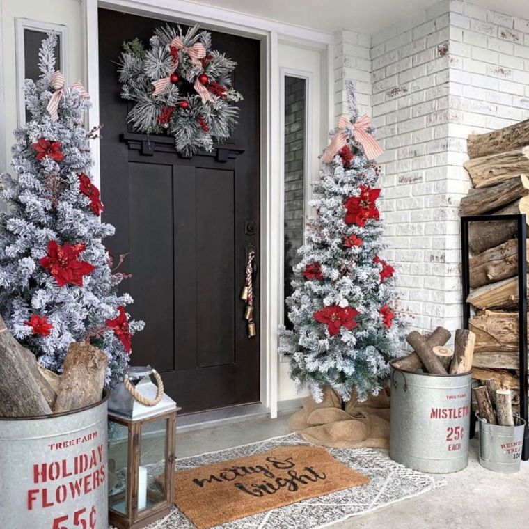 Rustic Tree Farm Charm: A Woodsy Winter Porch