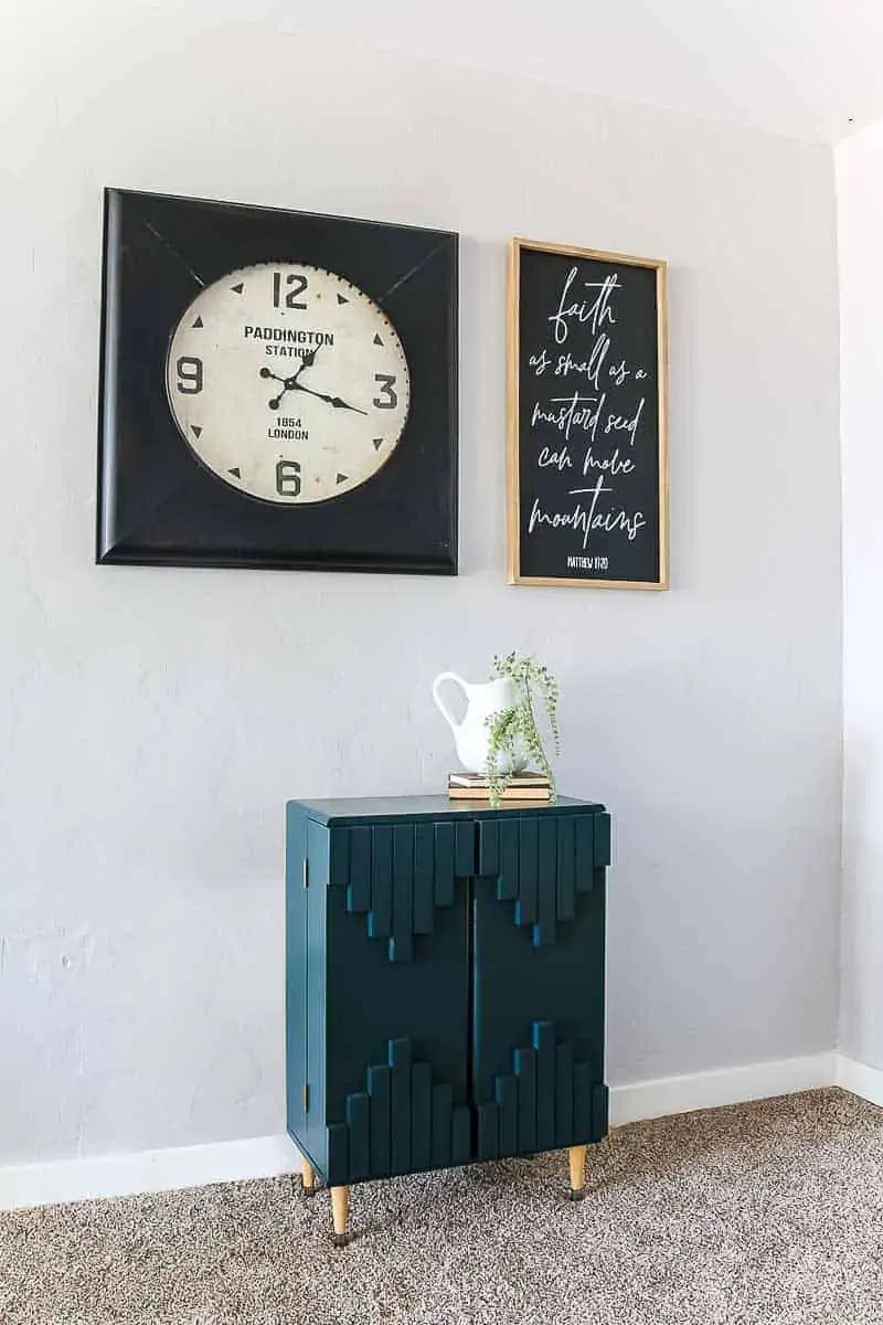Transform a Thrifted Cabinet into a Boho Chic Focal Point
