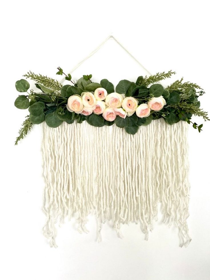 Crafting a Boho-Chic Floral Wall Hanging for Your Bedroom