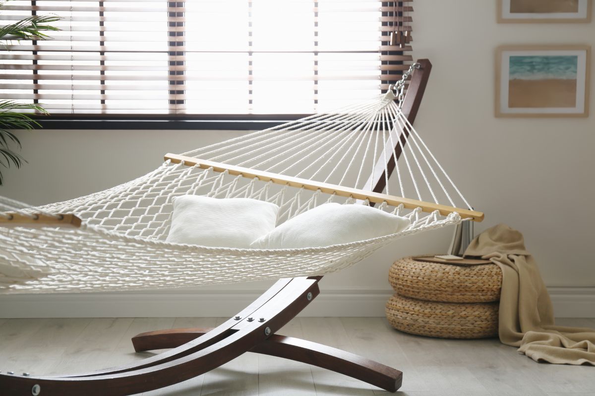 Create a Boho Retreat with a Cozy Hammock Corner