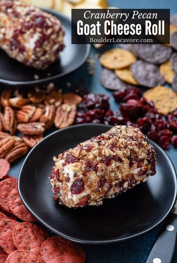 Festive Cranberry-Pecan Goat Cheese Spread
