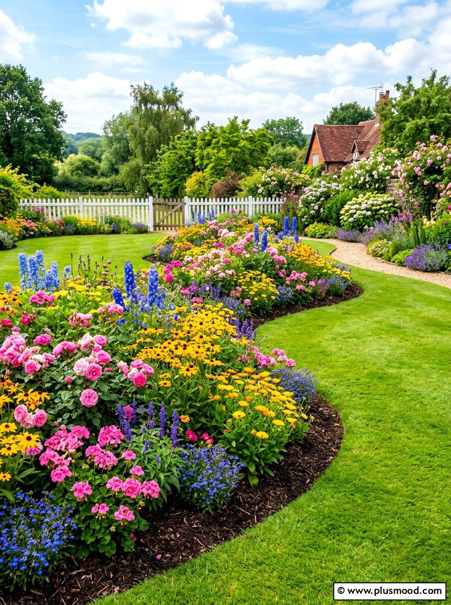 Use Flower Beds to Create a Color View