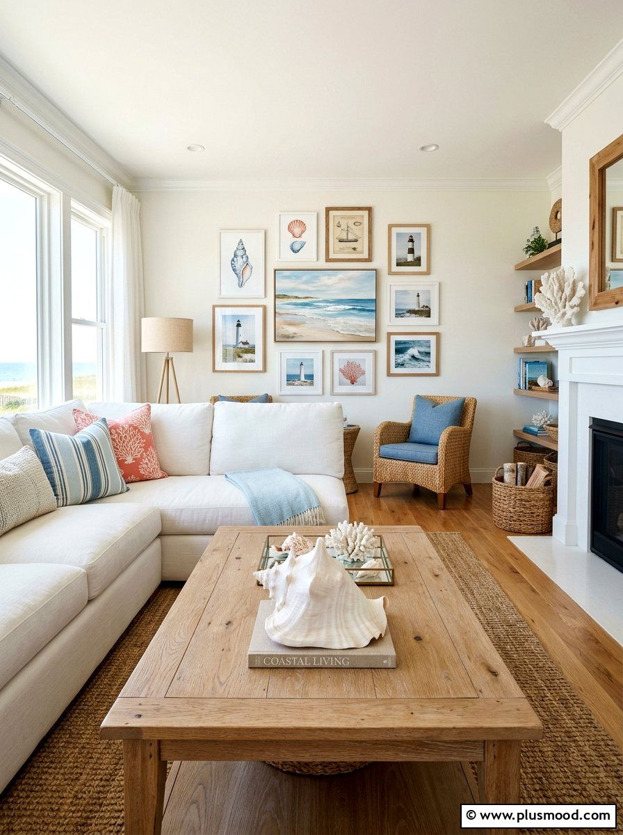 Seashell Accents for Coastal Charm