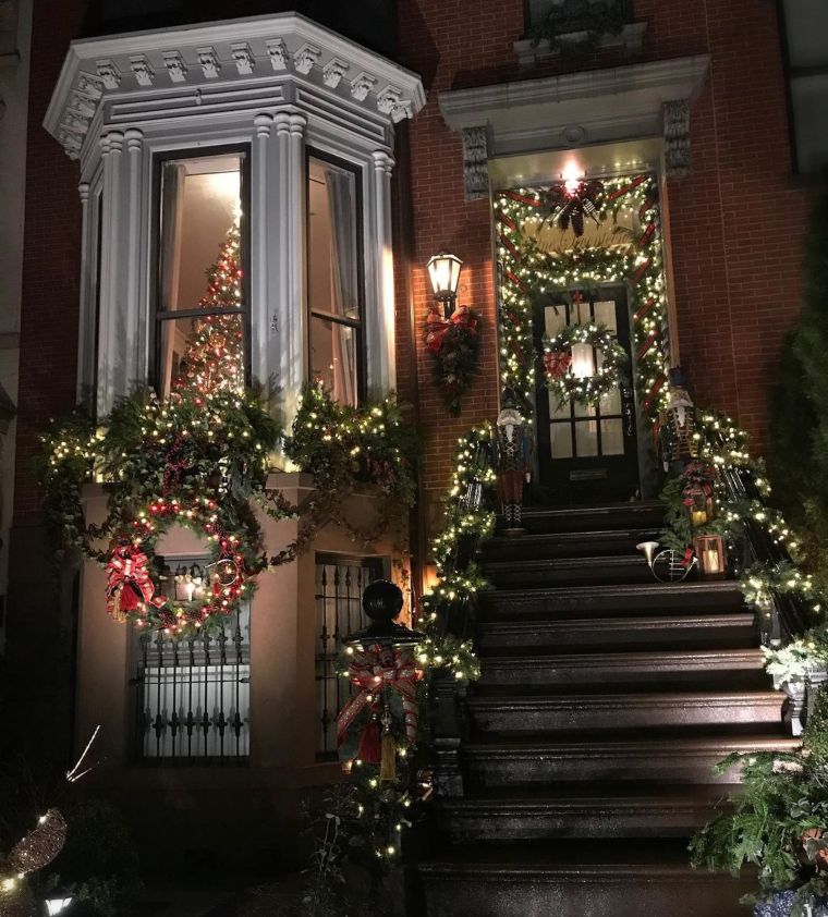 Elevate Window Boxes with Evergreen and Light