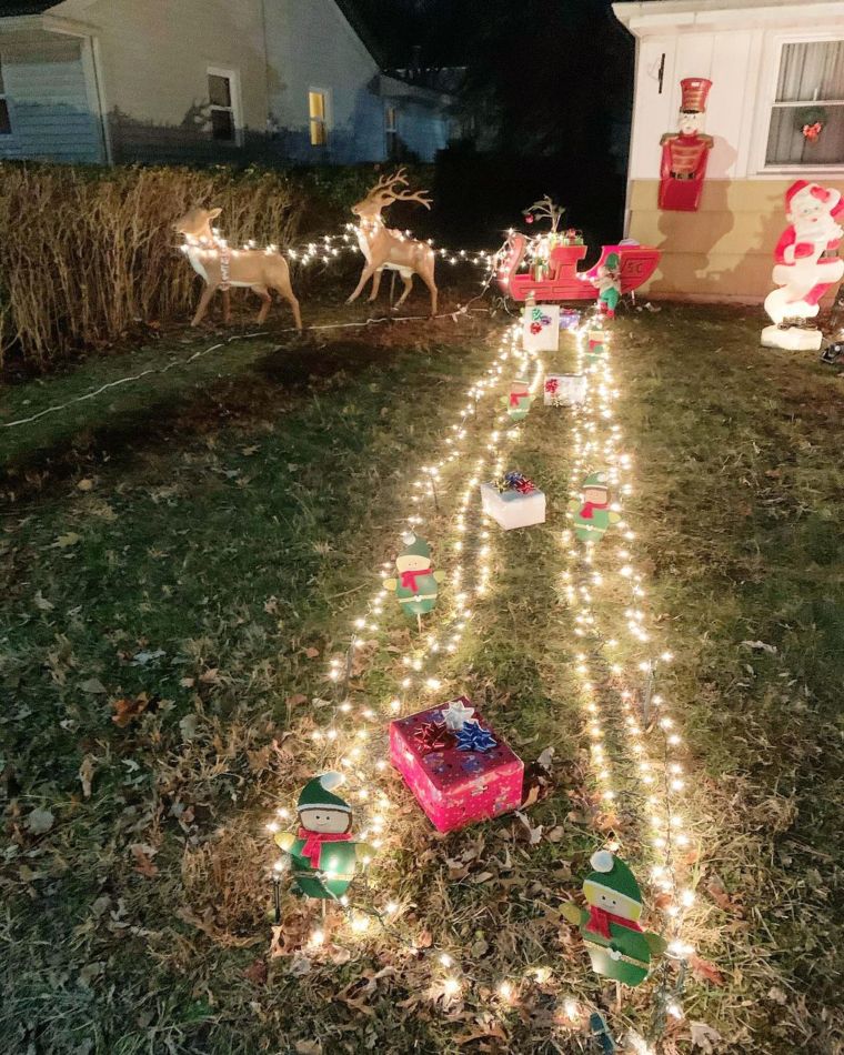 Santa’s Landing: A Playful Sleigh Scene