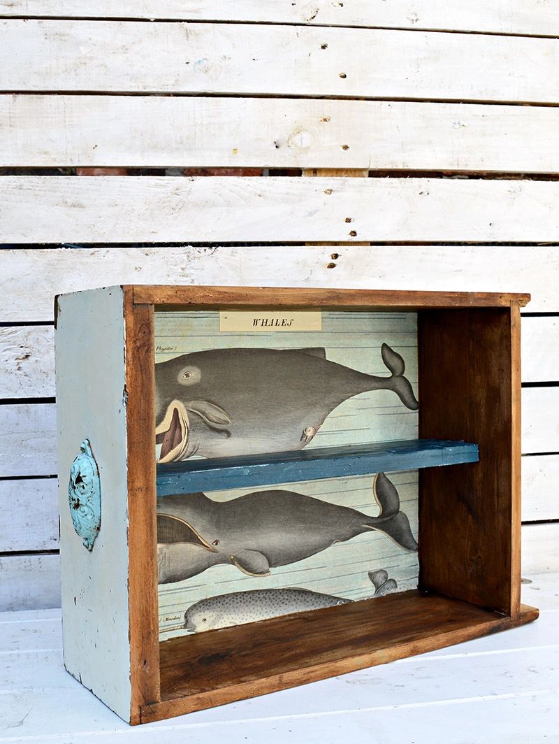 Drawer-to-Shelf: Upcycled Wall Cubby Unit