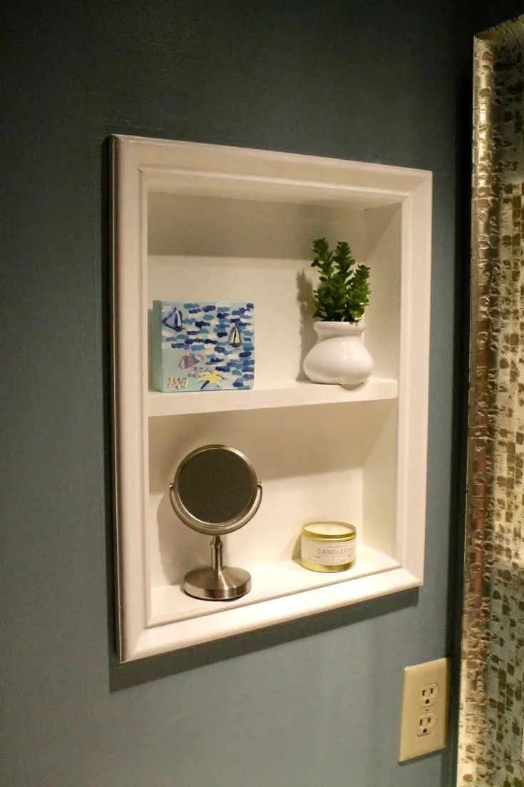 Medicine Cabinet Makeover: Airy Open Shelves