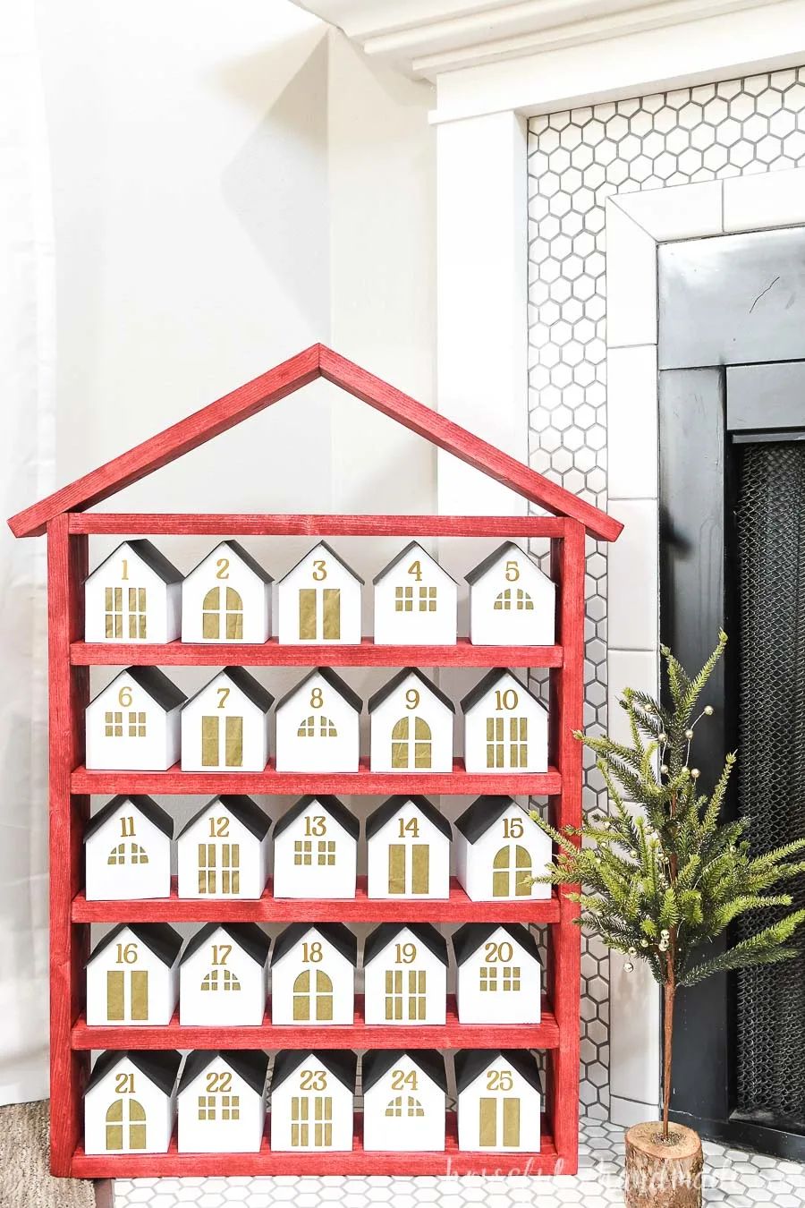 Rooftop Ledge: House-Shaped Wall Shelf