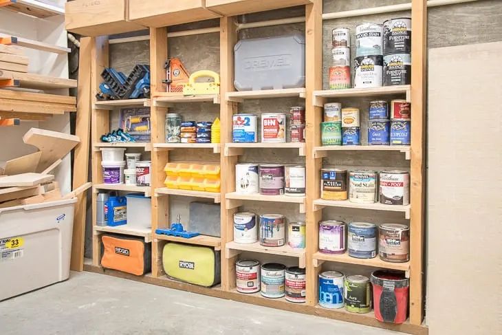 Stud-Smart Storage Wall