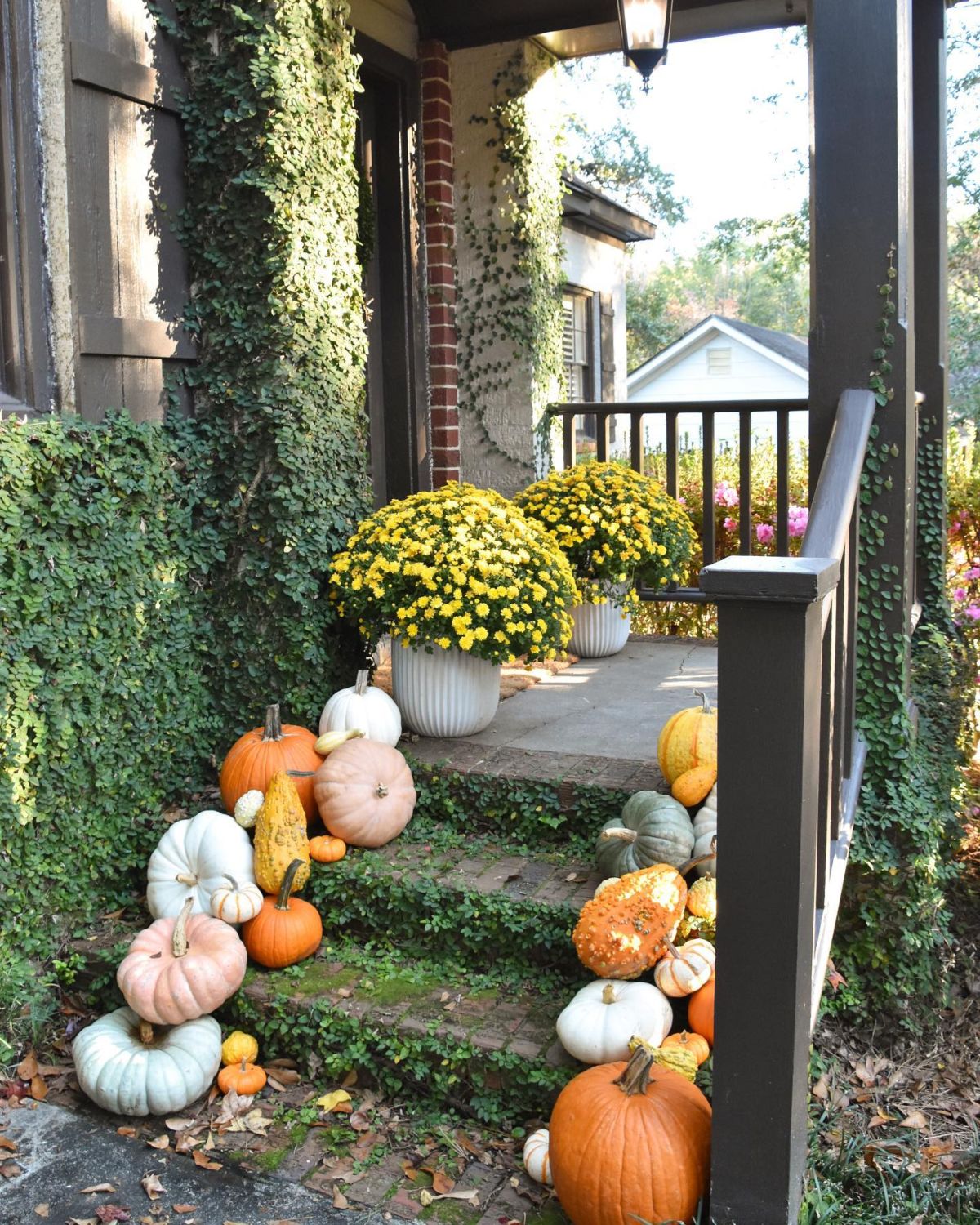 Enchanted Autumn Entryway