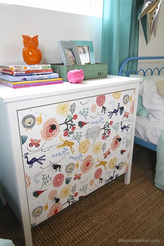 Wallpaper as Drawer Art