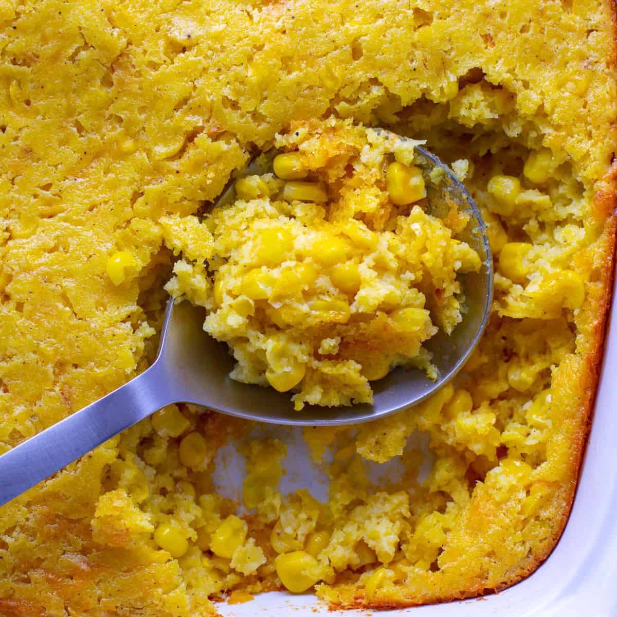 Golden Corn Custard Bake