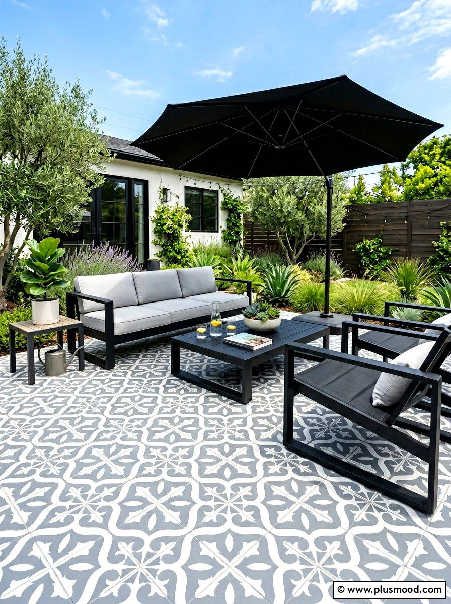 Give a Concrete Patio a New Color Story