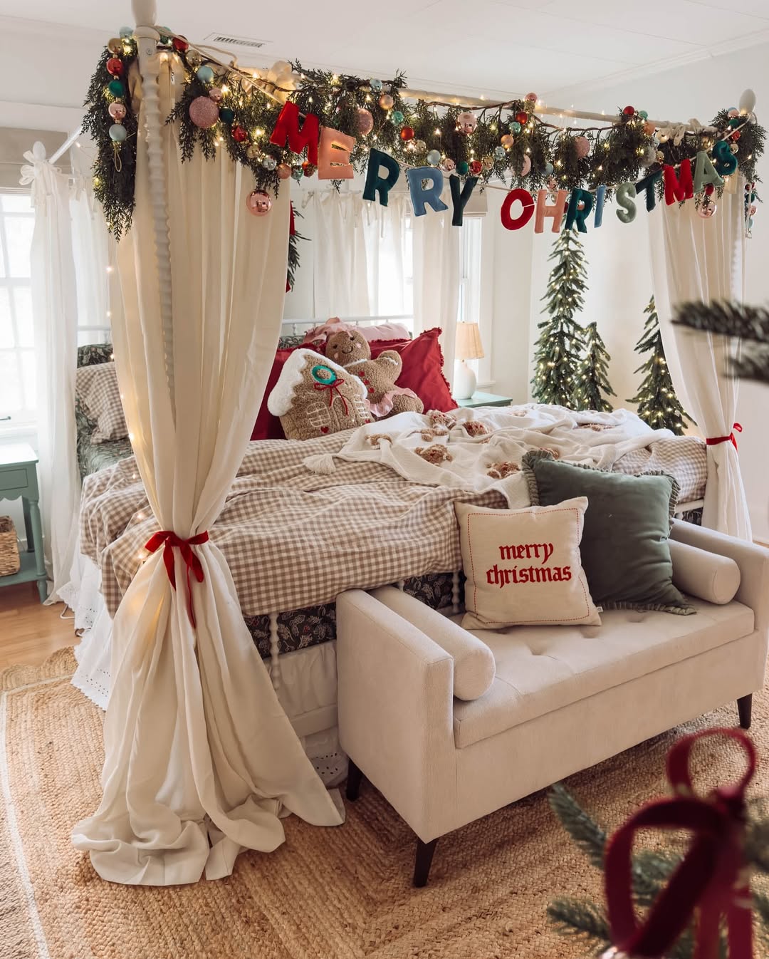 Hang a Playful Banner Above the Bed