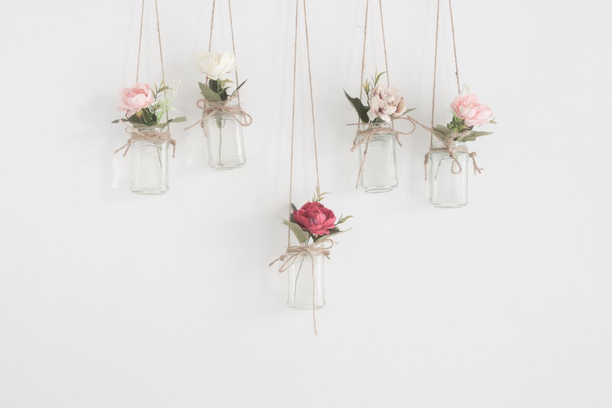 Jar-Bloom Wall Display