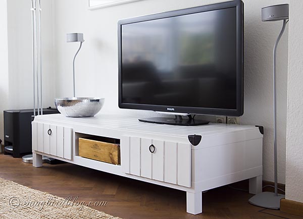 Hide Cords with Stylish Storage Using a Sideways KALLAX