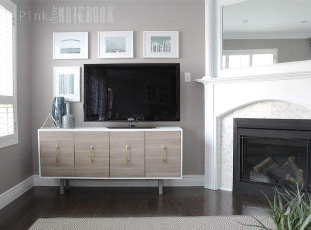 Achieve a Farmhouse Look by Distressing Your TV Stand