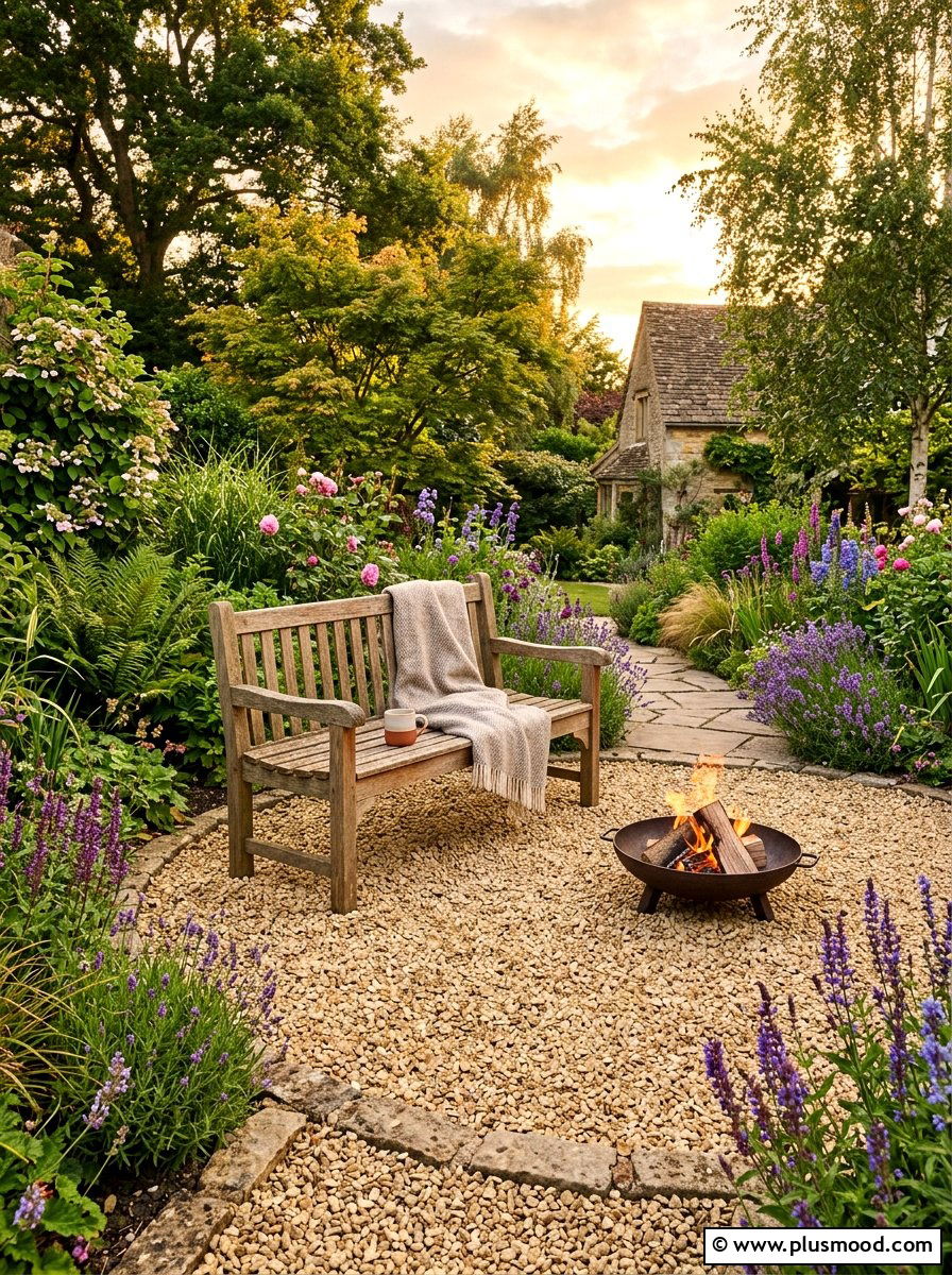 Use Gravel to Define a Flexible Patio