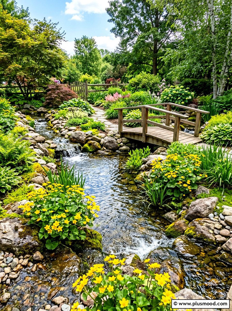 Let a Stream Lead the Eye Through the Garden