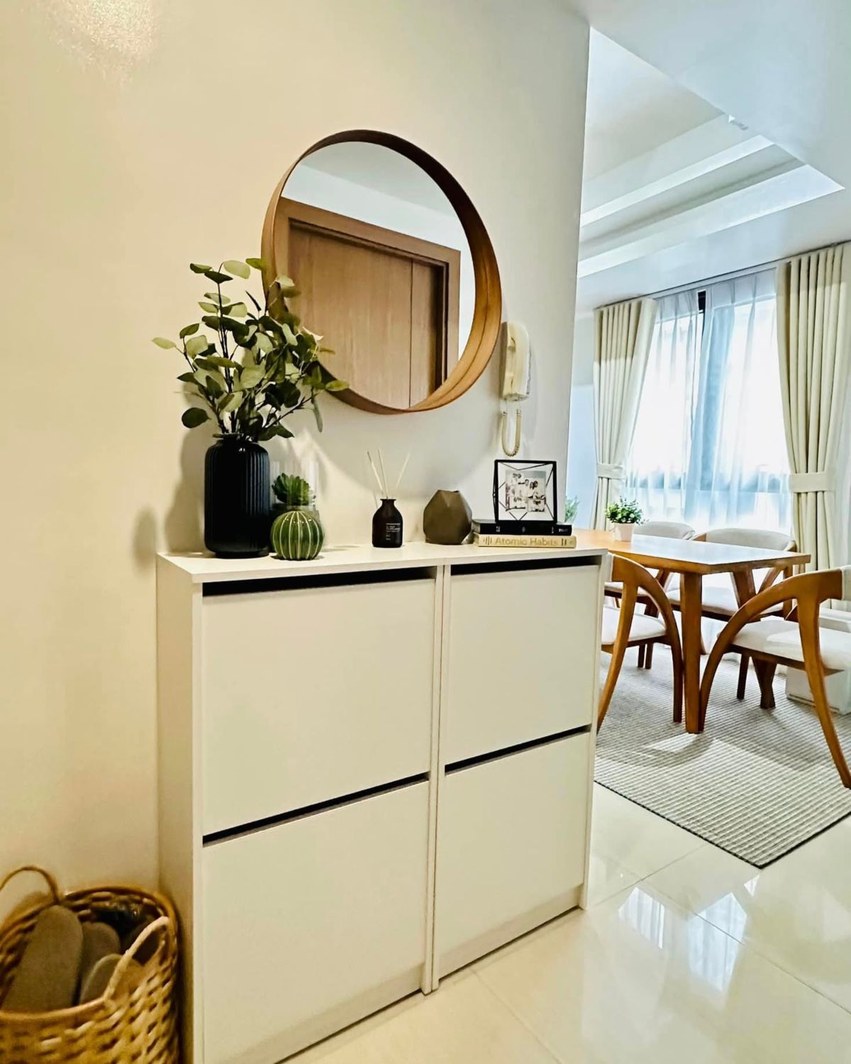 Effortlessly Chic Entryway Storage